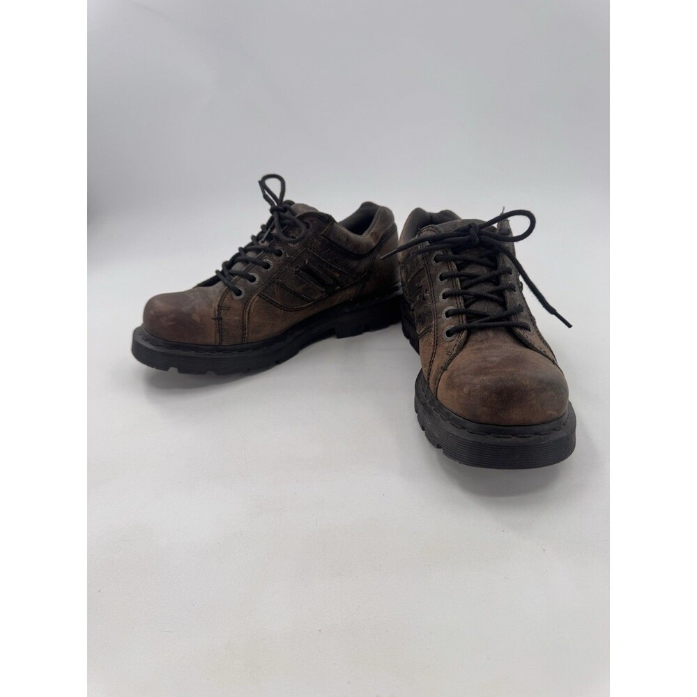 Dr Martens Chase Utility Y2K Grunge Brown Leather Shoe Retried Men’s 9 Wm’s 10